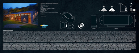 ENDURA Solar-Wandleuchte mit Sensor 6W 4000K LEDVANCE