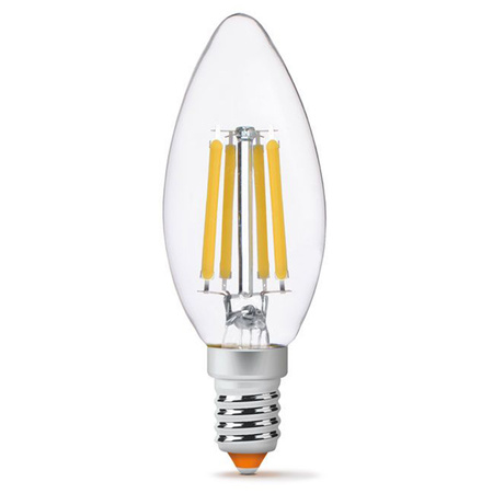 LED Lampen E14 C35 Kerze 6W = 60W 806lm 4000K Neutral 360° FILAMENT Videx
