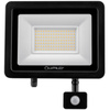 LED-Strahler 100W, LED-Flutlicht ZUME mit Bewegungsmelder 11000lm 4000K IP65 Schwarz ALS LUMILED