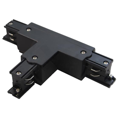 Dreifach-T-Verbinder für dreiphasige Sammelschienen schwarz