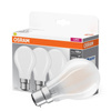 3x LED-Lampe A60 B22d 11W = 100W 1521lm 2700K Warm 320° BASE Osram
