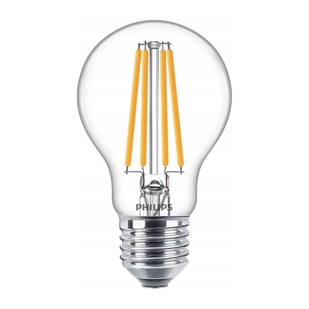 E27 A60 LED Lampen 10,5 W = 100 W, 1521 lm, 2700 K, warmes Filament PHILIPS