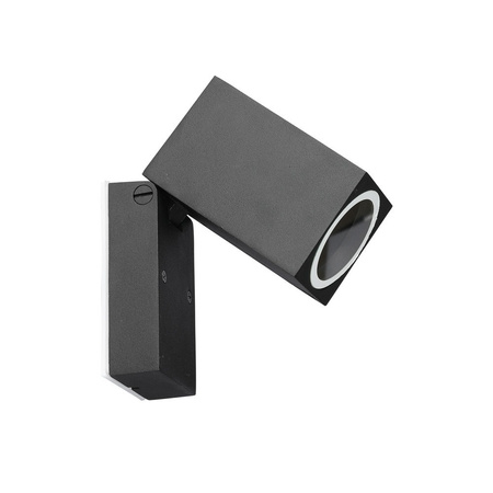 Gartenlampe Wandleuchte GU10 IP44 verstellbar Mattschwarz VT-7611 V-TAC