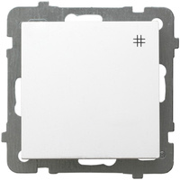 Lichtschalter Einfacher Kreuzschalter Weiß ŁP-4G/m/00 OSPEL AS