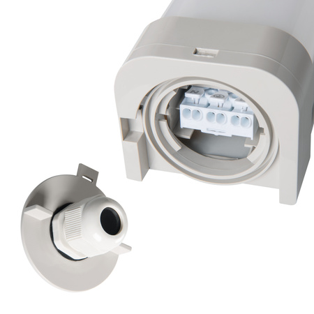 LED 60W 8000lm 4000K 120cm Neutral 125° IP65 IK08 Aufbaustrahler Weiß TP Kanlux