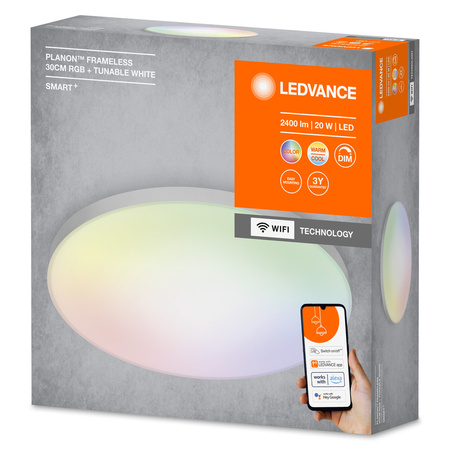 LED-Panel 20W RGB+CCT SMART+ WiFi PLANON 300 LEDVANCE