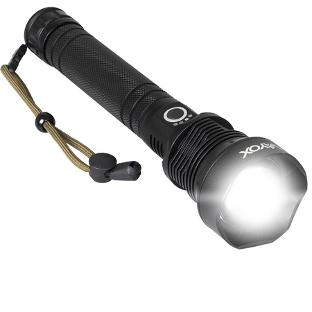 ZOOM LED XHP70 taktische Taschenlampe 25W 2000lm 3 MODI 1000m IP67 Aluminium VA0021 VAYOX