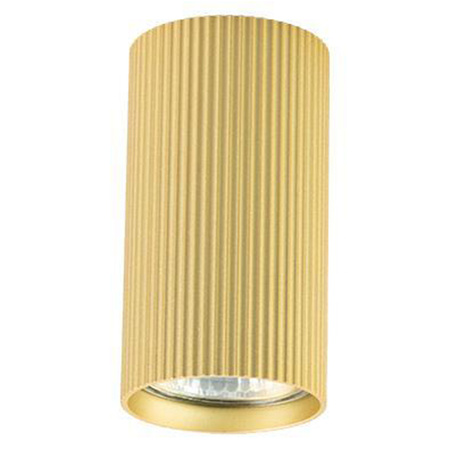 Aufputz Halogen Tuba Reflektor Spot GU10 Rund Gold Lucerno Masterled