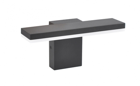 Außengarten-Fassadenlampe LED-WANDLAMPE Fler 17601 DG 10W 720lm 4000K Neutral Su-Ma