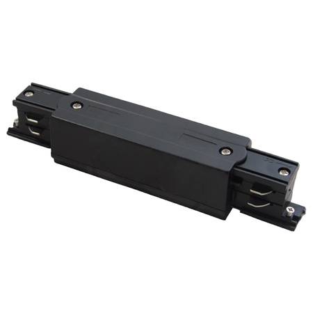 Gerader Steckverbinder für Dreiphasen-Sammelschienen schwarz