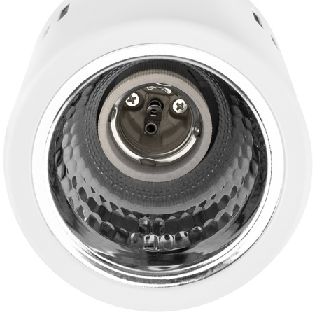 Aufbauleuchte E27, Aufbauspot Runde Tube Weiß Fest APUS 10 LUMILED