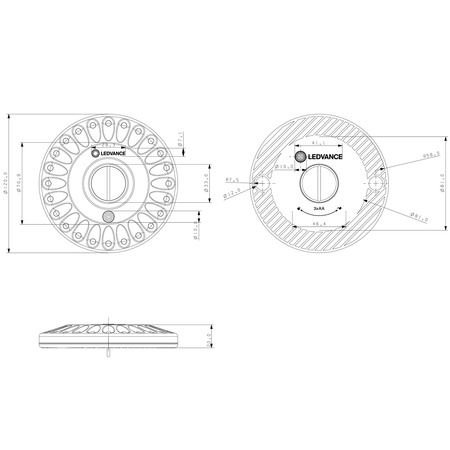 LED-Decke Batterie Camping Taschenlampe 3xAAA 120lm 4000K LEDVANCE