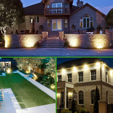 3x Solar-LED-Lampe, Solar Gartenleuchten IP65 3000K Schwarz RAGUS LUMILED