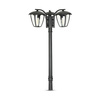 Gartenlampe Laterne 3xE27 Hoch 199CM Schwarz VT-740 V-TAC