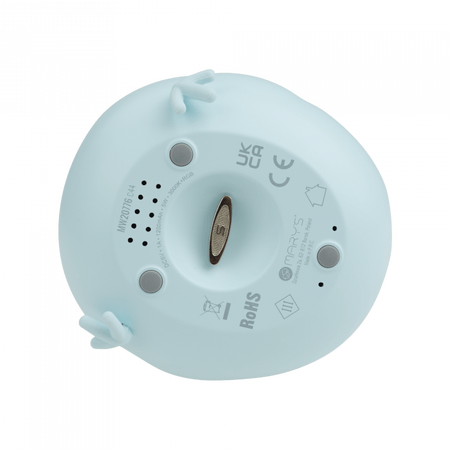 Kinder-LED-Nachtlicht 5W 3000K Warm + Multicolour RGB Wiederaufladbar 1200mAh Blau MARY'S LIGHT