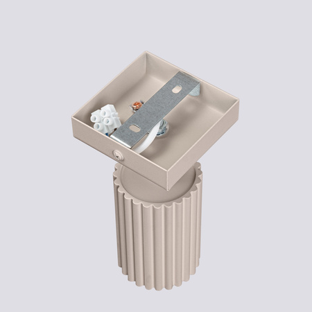 Wandleuchte GU10 Aluminium Taupe Carbon Deep Space SL.1761 Sollux