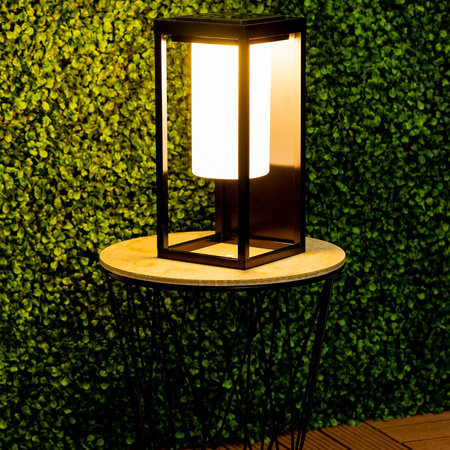 LED-Außen-Solarlampe für den Garten stehend 3000K IP44 28,5cm Dämmerungssensor