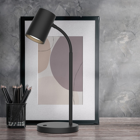 Schreibtischlampe GU10 Schwarz Felix Sanico Goldlux