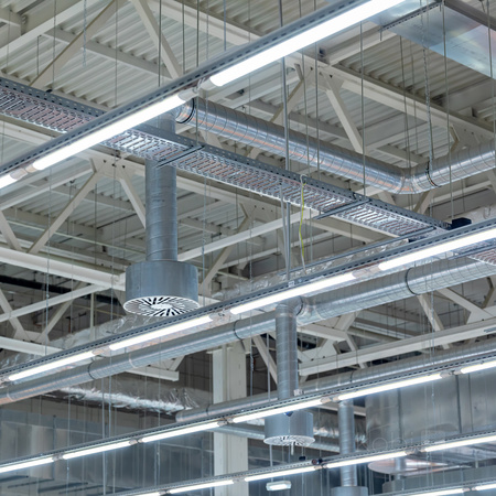 LED 18W 2160lm 4000K Neutral IP65 IK06 Weiß Cortez Kobi hermetische Leuchte