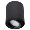 Aufputz-HALOGEN-bewegliche GU10-Rundleuchte in Schwarz 84 mm