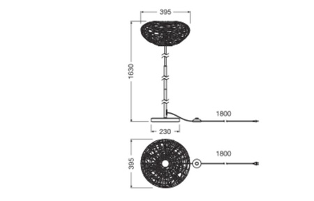 Dekorative E27 Beige Dekor Ledvance Stehleuchte