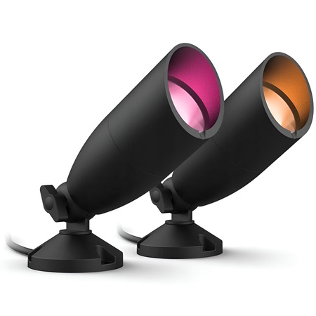 2x LED Garten Außenstrahler 10W RGB SMART WiFi WiZ