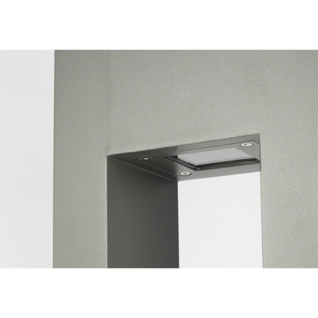 Outdoor LED Gartenpollerleuchte REKTAN 90cm GU10 IP65 Su-Ma