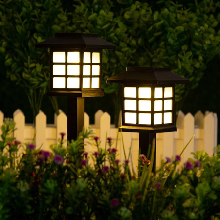 LANTERN DOMEK 4000K LED-Solar-Gartenlampe neutral