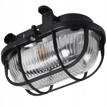 MILO 7040T/PB E27 Kanalleuchte IP54 Schwarz Garagenlampe KANLUX