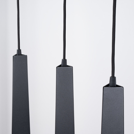 PRYSM 3L 3xG9 Schwarz Skandinavische Decke Pendelleuchte SOLLUX