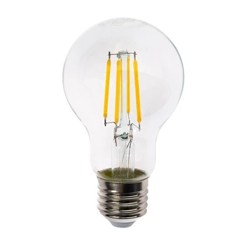 LED Leuchtmittel E27 A60 4W = 40W 450lm 3000K Warm 360° GOLDLUX Filament (Polux)