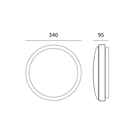 Plafond LED-Deckenleuchte ROMERO 2xE27 IP20 Chrom KOBI