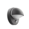 Gartenleuchte LED Wandleuchte JUNE myGarden E27 IP44 Rund mit Bewegungsmelder Anthrazit PHILIPS