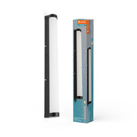 Badezimmerlampe LED Wandlampe über Spiegel Dimmbar 12W 1100lm CCT Schwarz IP44 60cm Obris Ledvance