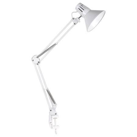 Schreibtischlampe E27 Weiß Arbeiter Sanico Goldlux