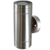 Gartenwandleuchte Top-Down-LED-Fassadenleuchte 2xGU10 OLIMP doppelt silber - GOLDLUX (Polux)