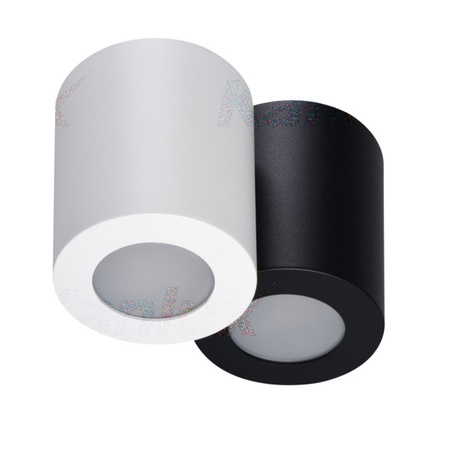 Aufbau-Halogenleuchte SPOT TUBA rund SANI GU10 schwarz IP44 Kanlux