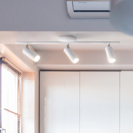 Bewegliche und verstellbare Decken- und Wandleuchte 13,5W LED GAVI 3 weiß 3000K GOLDLUX (Polux)