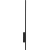LED-Wandleuchte LUNA BLACK Metall 90cm moderner Stil IP54