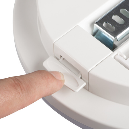 Plafond LED-Anbau-Bewegungsmelder Lampe 15W 1800lm 4000K Neutral IP65 Rund Weiß STIVI KANLUX