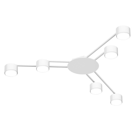 Kronleuchter Deckenleuchte 6x GX53 LED Weiß Modern Videx