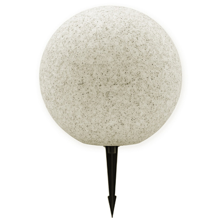 Außengartenlampe 230V E27 BULLET 40cm Stein