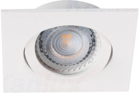 Quadratische Halogen-Deckeneinbauleuchte DALLA MR16 Gx5,3 weiß Kanlux