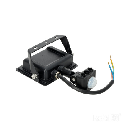LED-Flutlicht Halogen 20W 1620lm 6500K IP65 Schwarz Bewegungsmelder MH Kobi