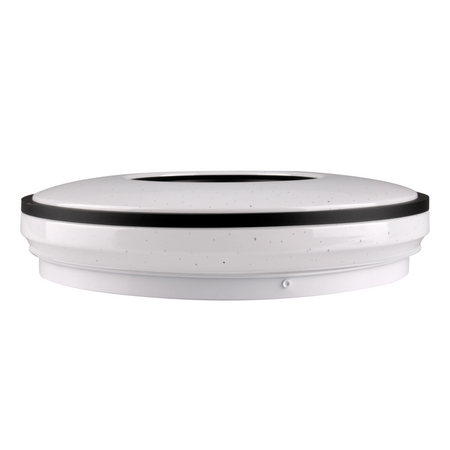 Plafond LED-Deckenleuchte 18W 1850lm 4000K Neutral 120° Weiß Schwarz IP44 Detroit Sanico Goldlux