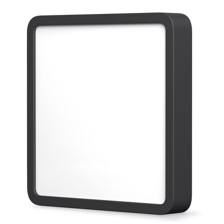 Plafond LED-Deckenleuchte Aufbauleuchte 15W 1850lm 4000K Neutral Schwarz Videx