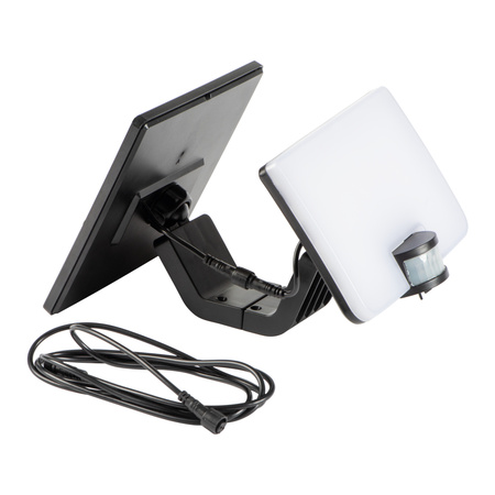 LED-Fluter Solar SONE Motion Sensor 8W 800lm 4000K IP54 Schwarz KANLUX