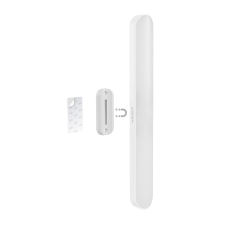 Kabellose LED-Lampe mit Fernbedienung 1.8W 150lm CCT 120° 2200mAh Weiß VIDEX