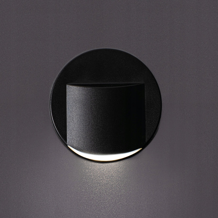 LED-Treppenleuchte Erinus O 0,8W 3000K Warmschwarz KANLUX