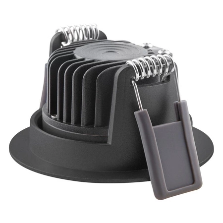 LED-Panel bündig montiert Spot Leuchte 8W 680lm CCT Dimmbar Spot Schwarz Air Adjust Ledvance